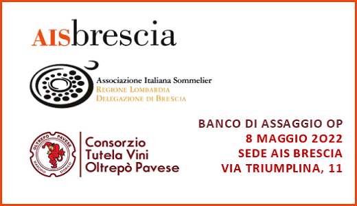 Banco di assaggio OP con AIS Brescia (Brescia, 08/05/2022)