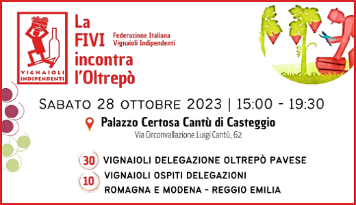 La FIVI incontra l'Oltrepò (Casteggio, PV - 28/10/2023)
